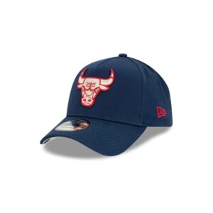 New Era Chicago Bulls Cardinal Ocean 9FORTY A-Frame NBA Snapback Casquette Bleu 697653