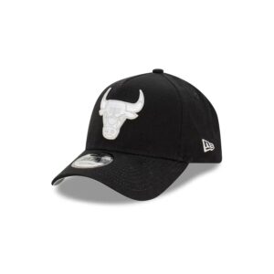 New Era Chicago Bulls Ripstop 9FORTY A-Frame NBA Snapback Casquette Noir 697796