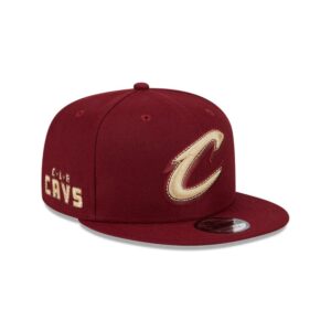 New Era Cleveland Cavaliers 9FIFTY Alternate 2024 City Edition NBA Snapback Casquette Rouge 697949