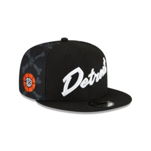 New Era Detroit Pistons 9FIFTY 2024 City Edition NBA Snapback Casquette Rose 698005