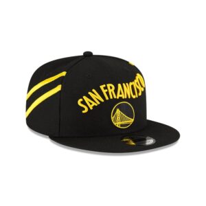 New Era Golden State Warriors 9FIFTY 2024 City Edition NBA Snapback Casquette Noir 698096