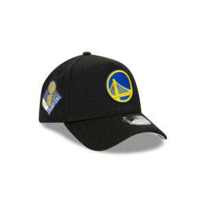 New Era Golden State Warriors 9FORTY A-Frame Champs NBA Snapback Chapeau Noir 698060