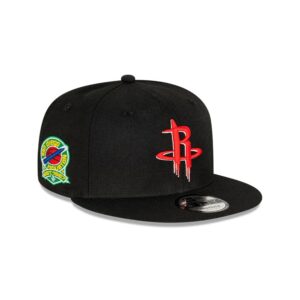 New Era Houston Rockets Commémorative 59FIFTY NBA Casquette Ajustée Noir 698656