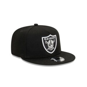New Era Las Vegas Raiders 9FIFTY A-Frame NFL Snapback Casquette Noir 699335