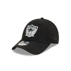 New Era Las Vegas Raiders 9FORTY Casquette NFL avec sangle en tissu Noir 699304
