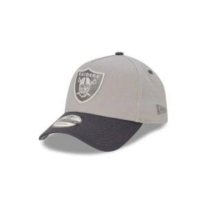 New Era Las Vegas Raiders 9FORTY Overcast A-Frame NFL Snapback Casquette Gris 699277