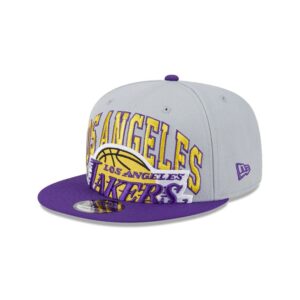 New Era Los Angeles Lakers 2024 Tip Off 9FIFTY NBA Snapback Casquette Gris 698326
