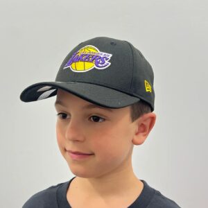 New Era Los Angeles Lakers 940 Casquette réglable NBA pour enfants Noir 699500