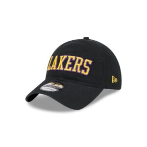 New Era Los Angeles Lakers 9TWENTY 2024 City Edition NBA Strapback Chapeau Noir 698223