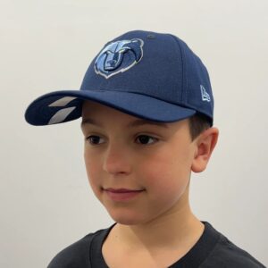 New Era Memphis Grizzles 940 Casquette réglable NBA pour enfants Bleu 699494