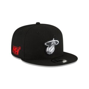 Casquette Snapback NBA New Era Miami Heat 9FIFTY Alternate 2024 City Edition Noir 698563