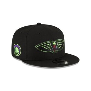 New Era New Orleans Pelicans 9FIFTY Alternate 2024 City Edition NBA Snapback Casquette Noir 698970