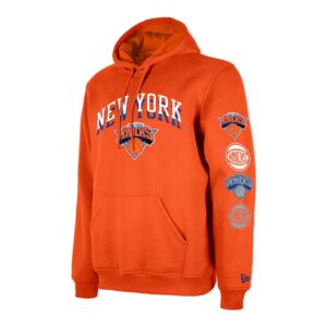New Era New York Knicks 2024 City Edition NBA Sweat à capuche Orange 699971