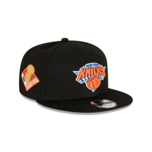 New Era New York Knicks Champs 9FIFTY NBA Snapback Chapeau Noir 698994