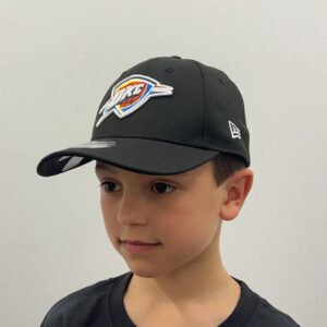 New Era Oklahoma City Thunder 940 Casquette réglable NBA pour enfants Noir 699504