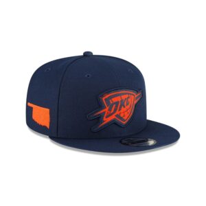 New Era Oklahoma City Thunder 9FIFTY Alternate 2024 City Edition NBA Snapback Casquette Noir 698889