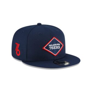 New Era Philadelphia 76ers 9FIFTY Alternate 2024 City Edition NBA Snapback Casquette Noir 698913