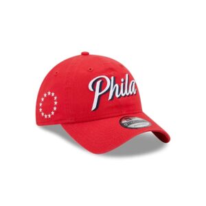 New Era Philadelphia 76ers 9TWENTY 2024 Statement Edition NBA Strapback Chapeau Gris 698927