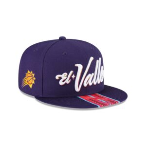 New Era Phoenix Suns 9FIFTY 2024 City Edition NBA Snapback Casquette Violet 698839