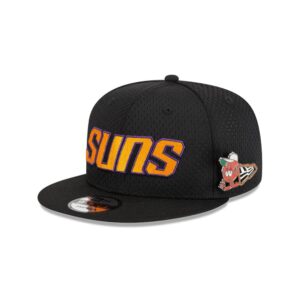 New Era Phoenix Suns Post Up Pin 9FIFTY NBA Snapback Chapeau Noir 698853