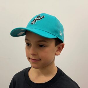 New Era San Antonio Spurs 940 Casquette réglable NBA pour enfants Turquoise 699502