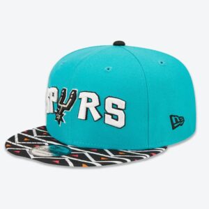 New Era San Antonio Spurs 9FIFTY 2023 Alternate City Edition NBA Snapback Casquette Turquoise 699231