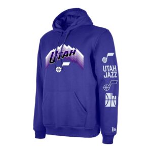 New Era Utah Jazz 2024 City Edition NBA Sweat à capuche Violet 699848