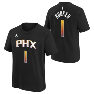 Nike Devin Booker Phoenix Suns 2024 Youth Statement Edition NBA T-shirt Bleu 699764