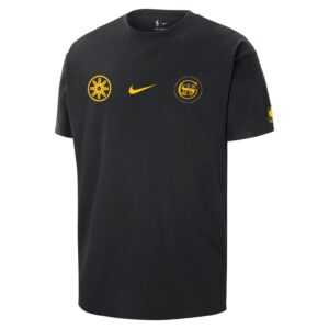 Nike Golden State Warriors 2024 City Edition Max90 Courtside NBA T-shirt Noir 699812