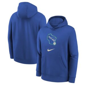 Nike Milwaukee Bucks Club Logo City Edition NBA Youth Sweat à capuche Bleu 699622