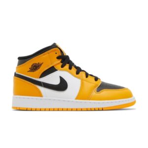 Air Jordan 1 Mid GS Reverse Jaune Toe 554725 701