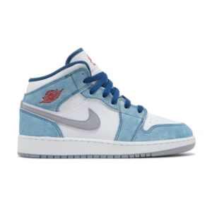 Air Jordan 1 Mid SE GS Bleu français DR6235 401
