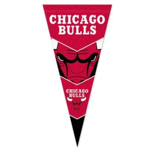 Fanion NBA Premium de l'équipe des Chicago Bulls Blanc 707067