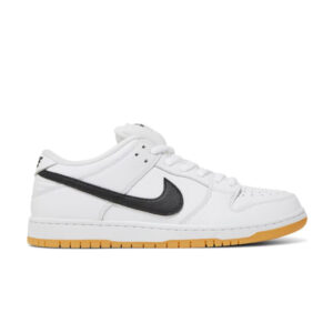 Nike Dunk Low SB Blanc Gomme Blanc/Noir/Blanc/Gomme Marron Clair CD2563 101