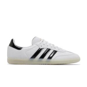Jason Dill x adidas Samba Blanc Noir Baskets Vernies IE5158