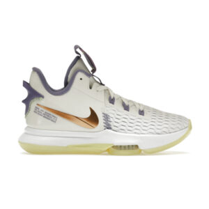 Nike LeBron Witness 5 EP Summit Blanc Métallisé Bronze Noir CQ9381 102