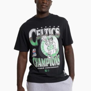 Mitchell & Ness Boston Celtics T-shirt vintage métallisé rouge 704841