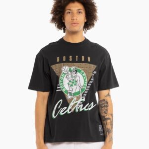 Mitchell & Ness Boston Celtics Tri Logo T-shirt vintage blanc 704897