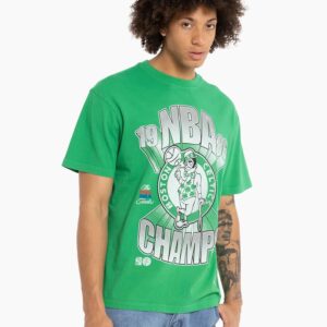 Mitchell & Ness Boston Celtics Vintage Bust Out T-Shirt Vert 703749