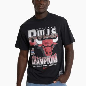 Mitchell & Ness Chicago Bulls T-shirt vintage métallisé Violet 704832