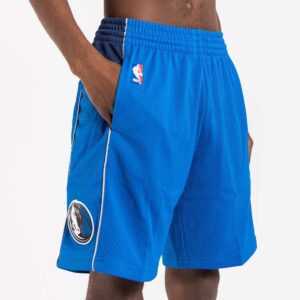 Mitchell & Ness Dallas Mavericks 2010-11 Hardwood Classics Throwback Swingman NBA Short Bleu 709520
