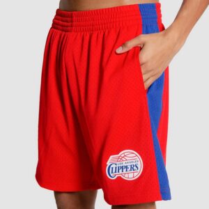 Mitchell & Ness Los Angeles Clippers 2000-01 Hardwood Classics Throwback Swingman NBA Short Rouge 711087