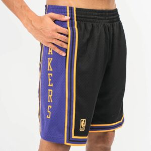Mitchell & Ness Los Angeles Lakers 1996-97 Hardwood Classics Throwback Reload Swingman NBA Short Noir 711051