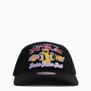 Mitchell & Ness Los Angeles Lakers 2002 Finales NBA Histoire Deadstock NBA Snapback Chapeau Argent 704922
