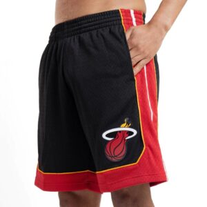 Mitchell & Ness Miami Heat 2012-13 Hardwood Classics Throwback Swingman NBA Short Jaune 709547