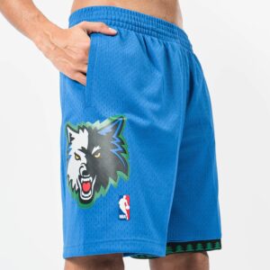 Mitchell & Ness Minnesota Timberwolves 2003-04 Hardwood Classics Throwback Swingman NBA Short Bleu 709387