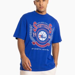 Mitchell & Ness Philadelphia 76ers Vintage Arch T-shirt Gris 703851
