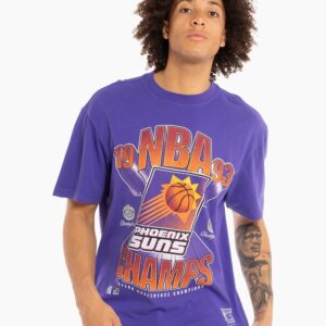 Mitchell & Ness Phoenix Suns Vintage Bust Out T-Shirt Violet 703759