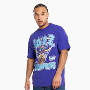 Mitchell & Ness Utah Jazz Nothin' But Net T-shirt vintage Noir 705985