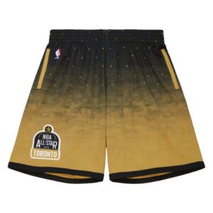 Mitchell & Ness World Team All Star 2016-17 NBA Throwback Swingman Short Noir/Jaune 710489